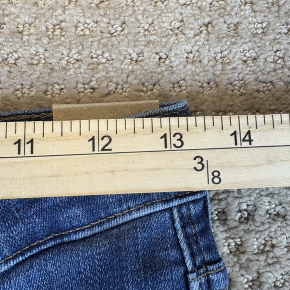 Womens Madewell Medium Wash Jeans Size 27 Slim Skinny Roadtripper Stretch Dark - Picture 6 of 13